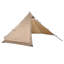 Tente portative de type tipi d'hiver avec prise de poêle
