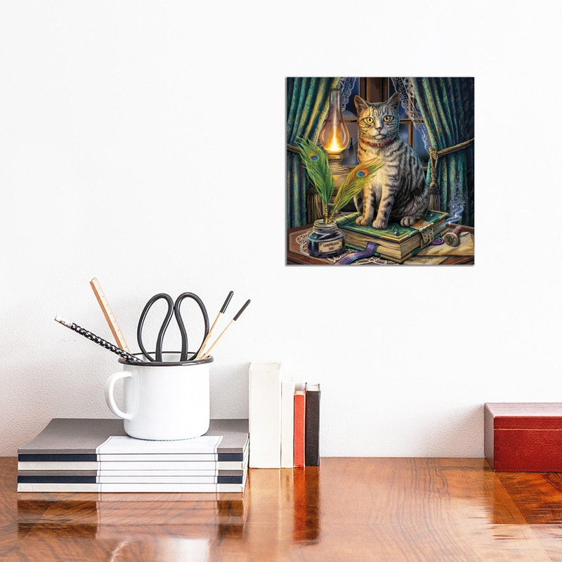 Book Of Shadows by Lisa Parker - Wrapped Canvas Painting, 30.48 cm H x 30.48 cm W