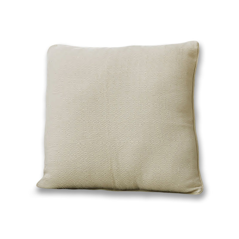 Coussin tissé, Chevron crème
