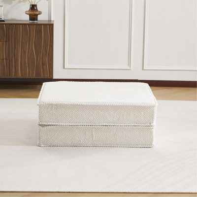 Lit modulaire convertible blanc Mahjong