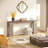 70.9" Extra Long Farmhouse Console Table, Narrow Wood Sofa Table Behind Couch-2000284294