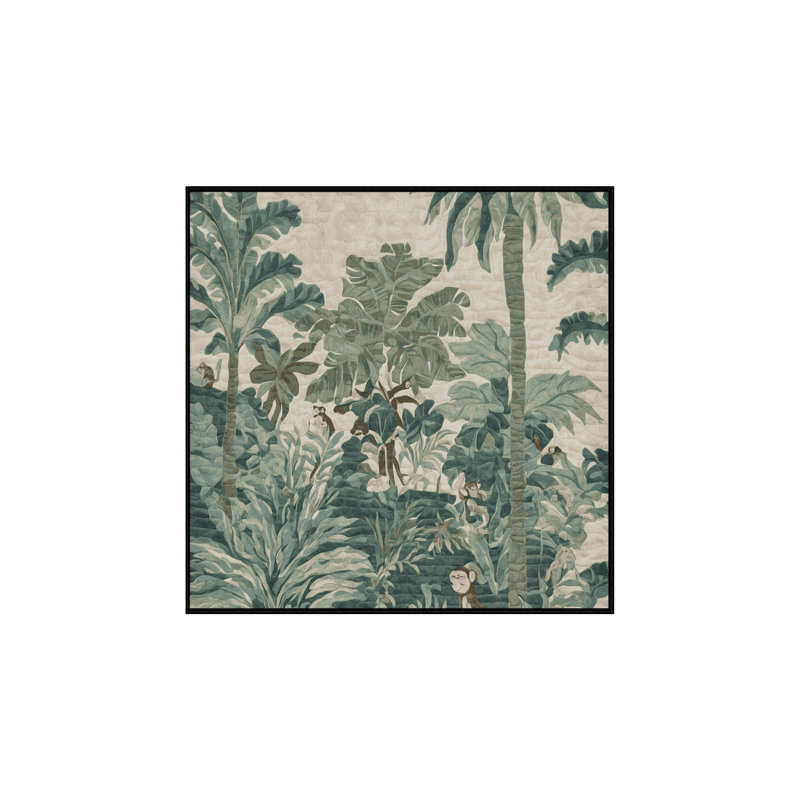 Tapis gris lavable à la machine, Carré 3 pi