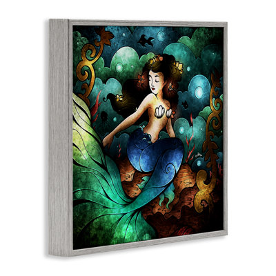 «Vivid Deco Mermaid», dessin de Mandie Manzano