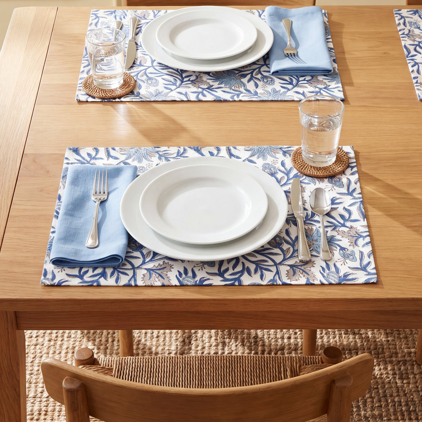 Botanical Floral Cotton Placemat