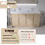 Ensemble de meuble-lavabo double autoportant 60 po avec plateau en résine Marham-113607540