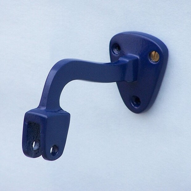 Décoration murale cloche de bateau suspendue, H 9 po x l 5,75 po x P 5,75 po, Bleu