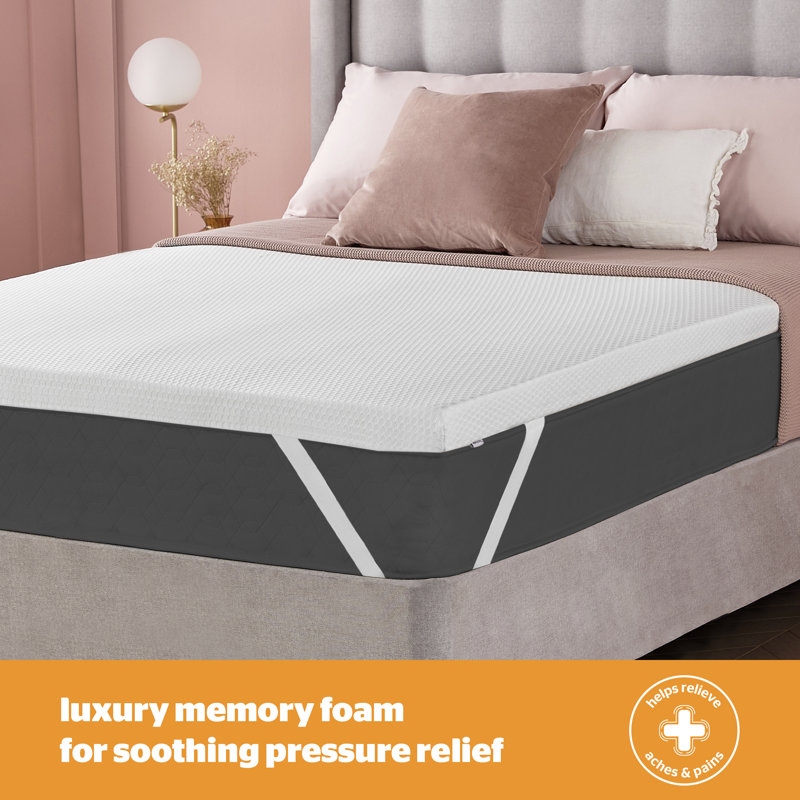 Impress 7cm Memory Foam Mattress Topper, Double (4'6)