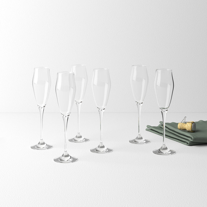 Somerset 6oz. Crystal Flute Set