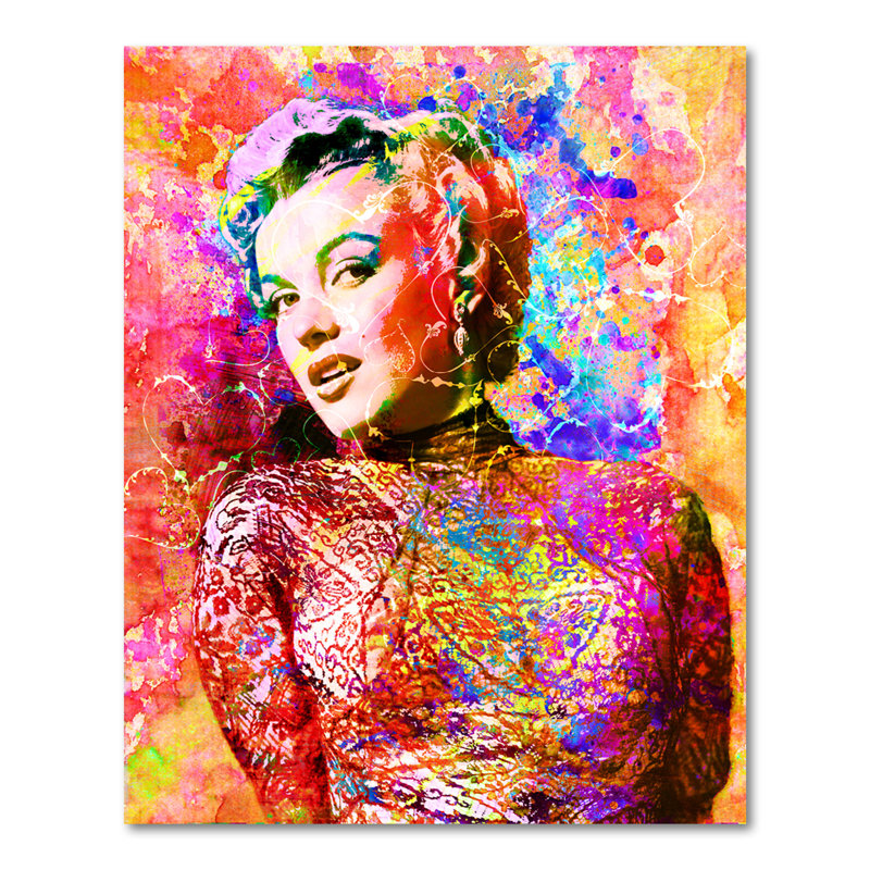Marilyn Monroe, impression d'art mural de qualité photo, H 24 po x l 20 po x P 0,1 po