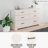 Vandi 59.53 " W 6 - Drawer Dresser
