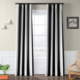 Clairsville Room Darkening Curtains for Living Room Bedroom Striped Curtain Large Window Single Panel Drapes