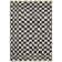 Damier Wool Patchwork Area Rug