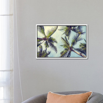 Palms in the Sky 1 Piece Wall Art on Canvas