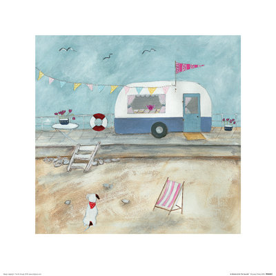 A Weekend At The Seaside - Wrapped Canvas Print