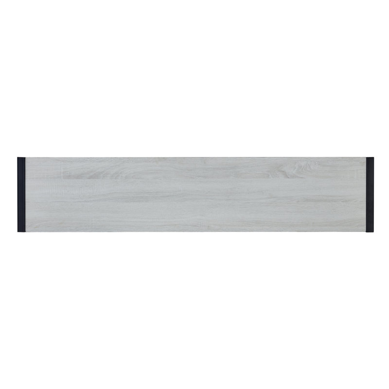 Hermosillo 54'' Console Table, Black, Distressed White