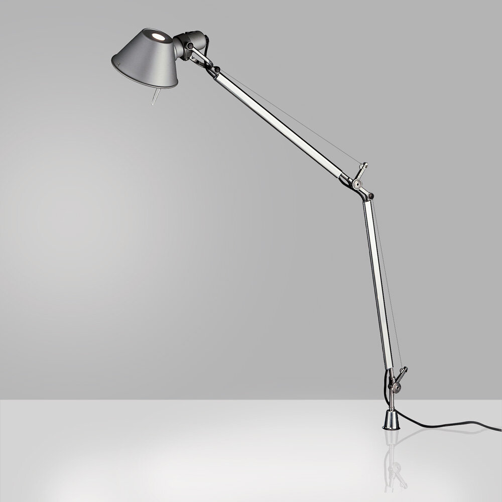 Lampada a stelo Tolomeo Mega LED di Artemide - beige