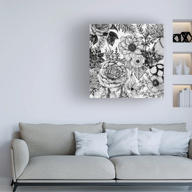 Art sur toile «Bachelor Sasha Yin Yang VII», H 14 po x l 14 po