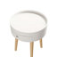 Table de chevet avec rangement H 18 po