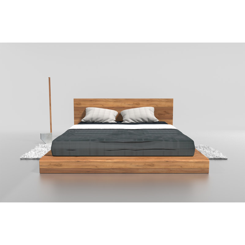Bed PAUL Solid Wood, European Double (140 x 200cm), Cherry