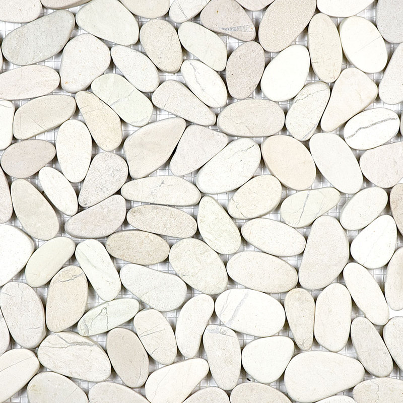 Mosaïque Pebble Vista Ivoire, Ivoire ivoire