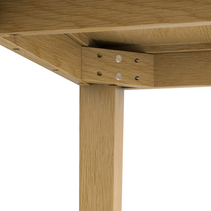 Square Dining Table, Natural