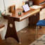 Bureau en noyer massif Mid-Century-1001738375