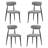 Estefanita Fabric Upholstered Metal Dining Chair-1172259040-1148979303