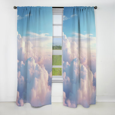 Cranford - Sky Curtain - Blackout No Pattern Curtain - 1 Panels