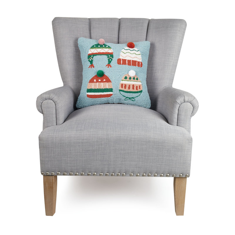 Coussin d'hiver avec pompons Winter Hats