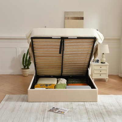 Lit de rangement relevable Braud