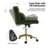 Guitarra Modern 23" W Polyester Tilting Criss Cross Office Chair with Pillow-1147484840