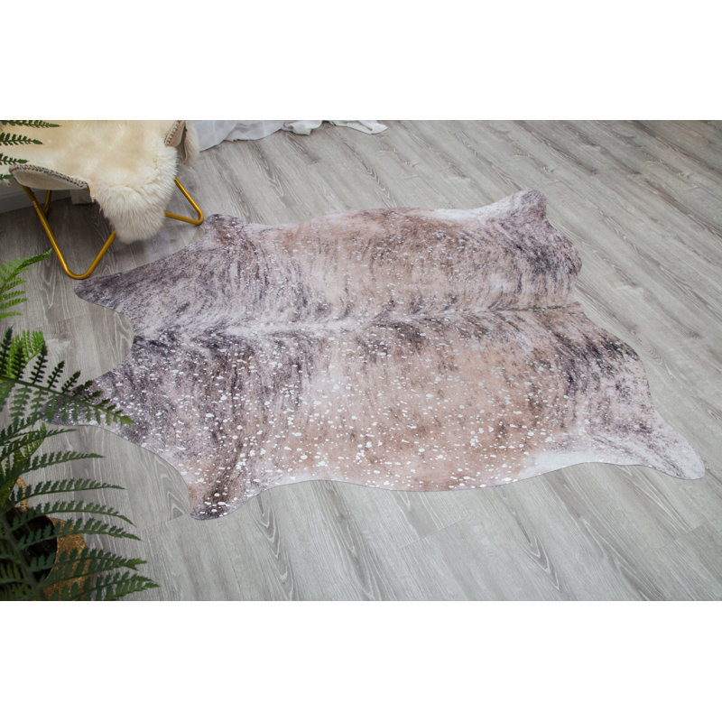 Tapis brun / gris Wickersham, Nouveauté 6 pi 2 po x 8 pi