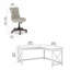 Chaise de bureau en L 60 W Huckins-1611341366