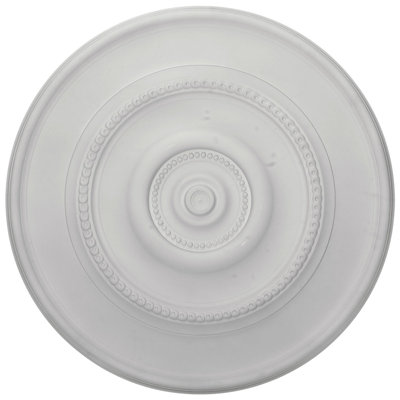 Médaillon de plafond Endurathane Wigan, DO 29 3/4 po x P 1 1/2 po, finition de rêve minuit peinte à la main