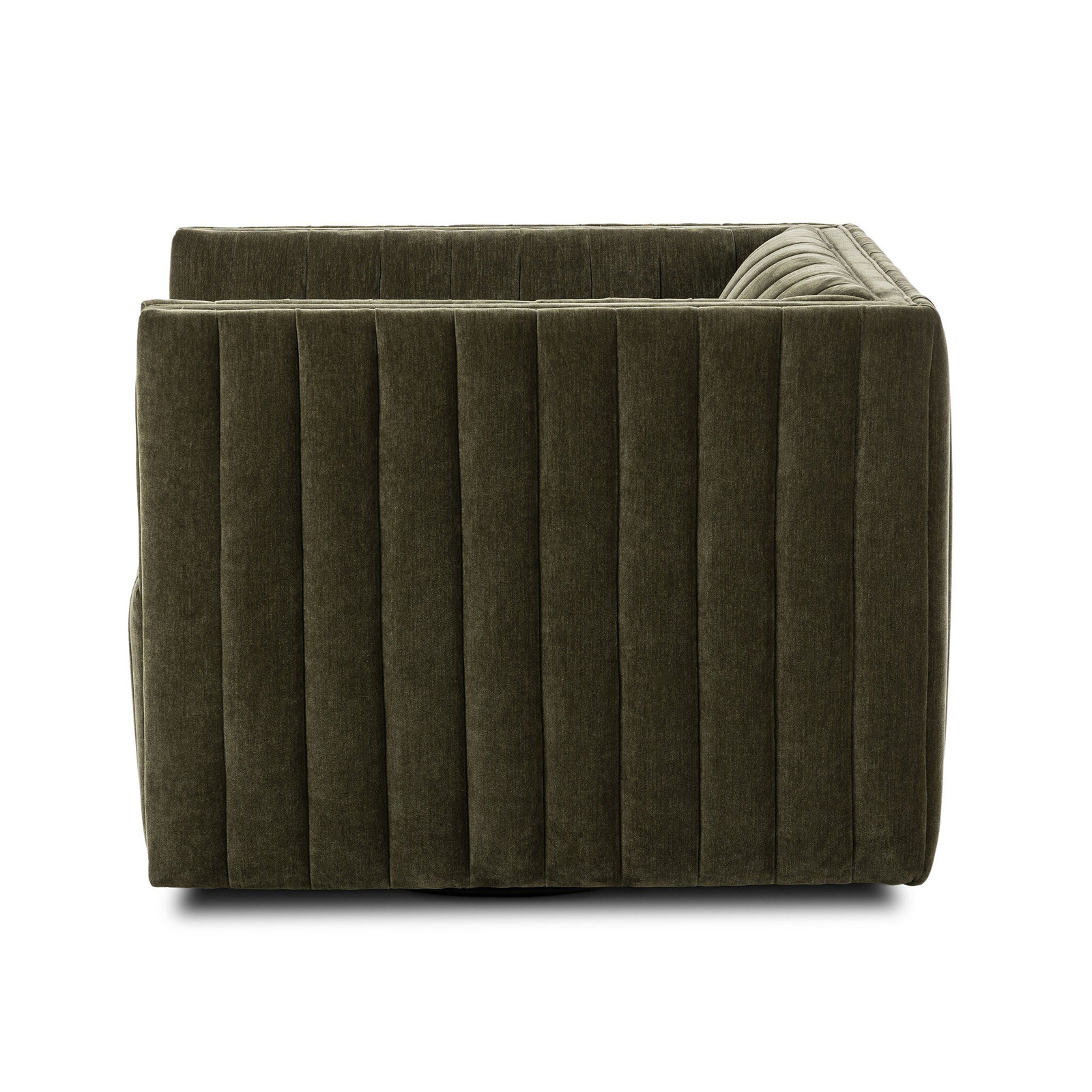 Brandt Swivel Armchair, Amici Moss Polyester