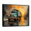 Camion de livraison brun I, années 30, sur toile
