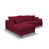 Red 100 % polyester