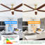132cm Ceiling Fan with LED Lights-1141146382