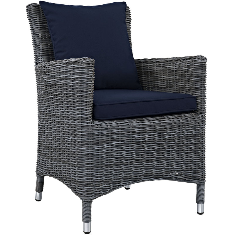 Invite 11 Piece Outdoor Patio Sunbrella Dining Set by Modway, Navy