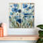 Avery floral abstrait bleu III-109113773