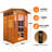 2-Person Outdoor Red Cedar Far-Infrared Sauna Room