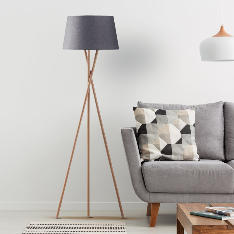 Lampe trépied 61 "Orchard Hill, Anthracite