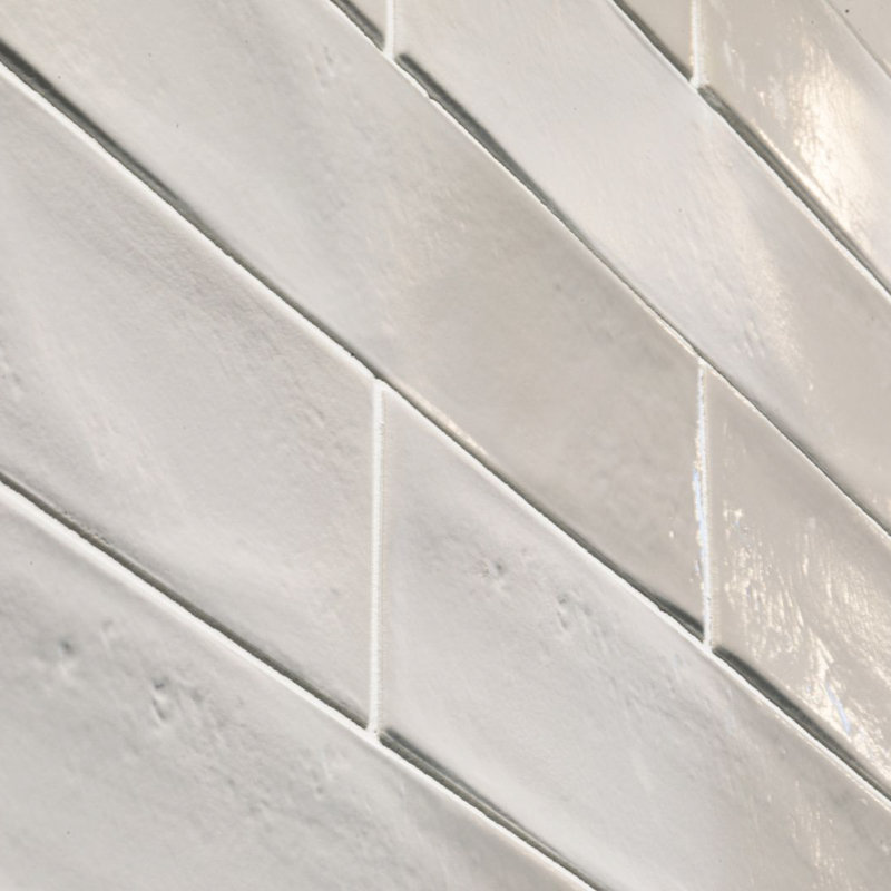 Laguna 3" x 12" Zellige Italian Subway Tile, Silk Gray