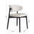 Modern Solid Wood Dining Chairs, Upholstered PU Leather Side Chairs, No Assembly Required For Kitchen, Living room-124881388