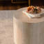 Table basse ronde avec 2 tables gigognes en bois pour salon et table d'appoint-325868733