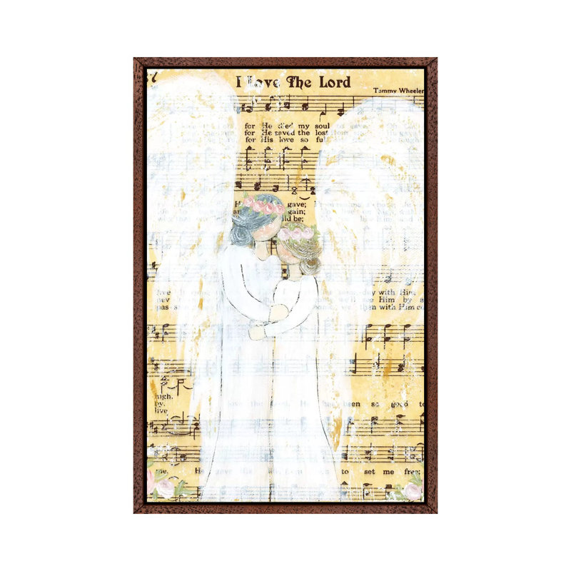 A Mother's Love by Ashley Bradley - Print on Canvas, Classic Brown Wood Framed, 101.6 cm H x 66.04 cm W