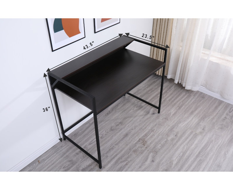 Console moderne noire étroite - Canapé d'entrée Skinny