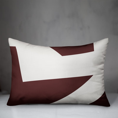 Geometric Outdoor Reversible Throw Pillow