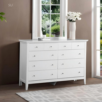 Hammond G5490-D Elegant Modern Dresser with Real Wood Veneers and Durable Dove-Tailed Drawers, Perfect for Stylish Storage Solutions.