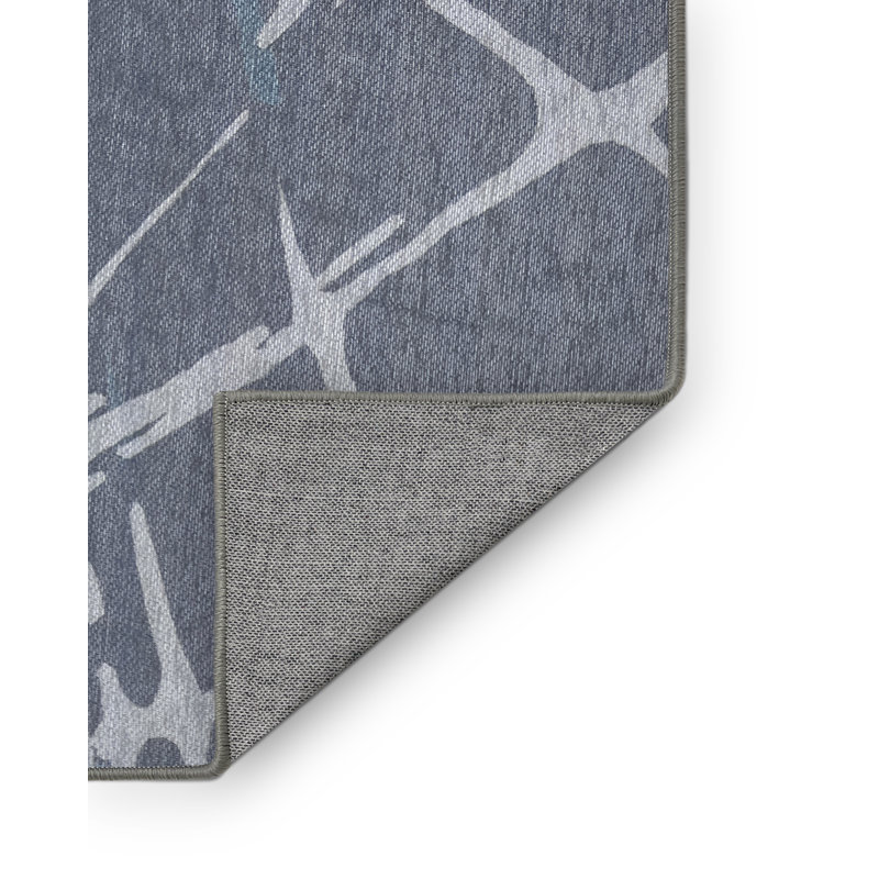 Petronille Washable Abstract Indoor Rug, Rectangle 5' x 8'